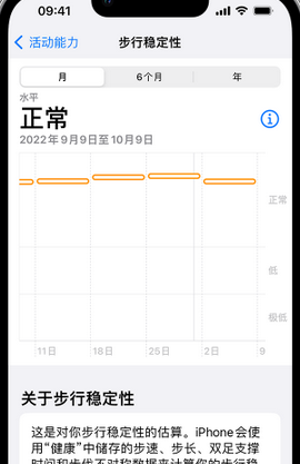 源汇iPhone手机维修如何在iPhone开启'步行稳定性通知'