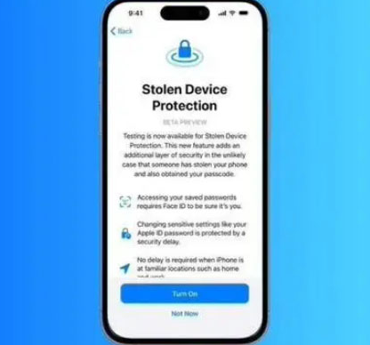 源汇苹果授权维修店分享被盗设备保护功能开启方法 